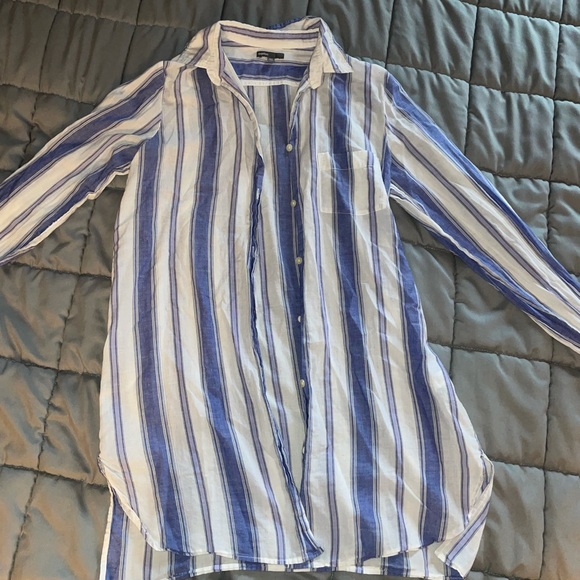 Gap striped button up shirt - Picture 1 of 3